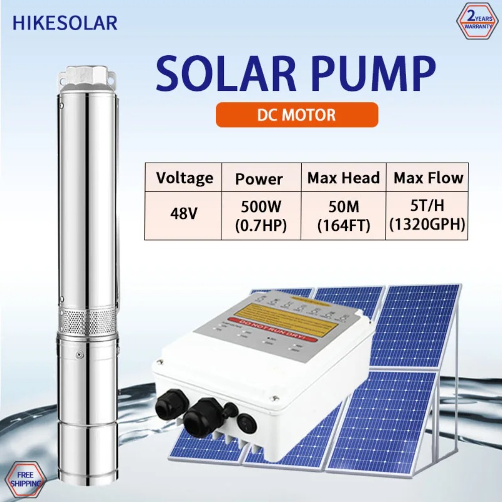 3인치 태양광 심정용 수중 펌프 48V 500W DC  - Solar Pump Controller 리뷰 및 가격